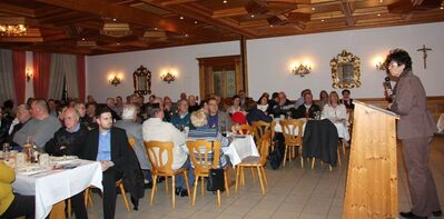 Über einen voll besetzten Saal freute sich die SPD-Landtagsabgeordnete Susann Biedefeld