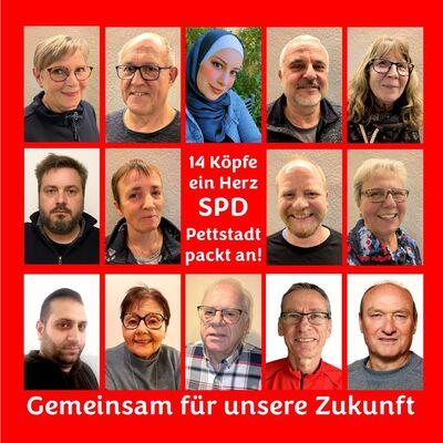 Kommunalwahl im März - 14 Köpfe ein Herz SPD Pettstadt packt an!